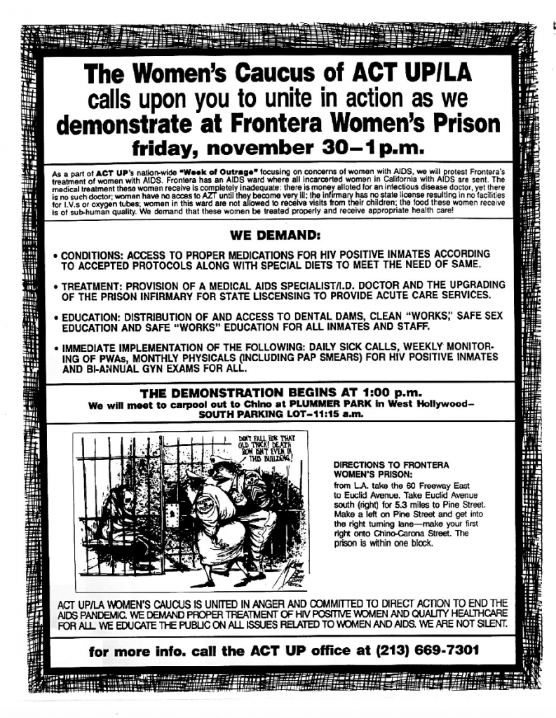 AIDS and Abolition: Activism Against the Epidemic in Prisons