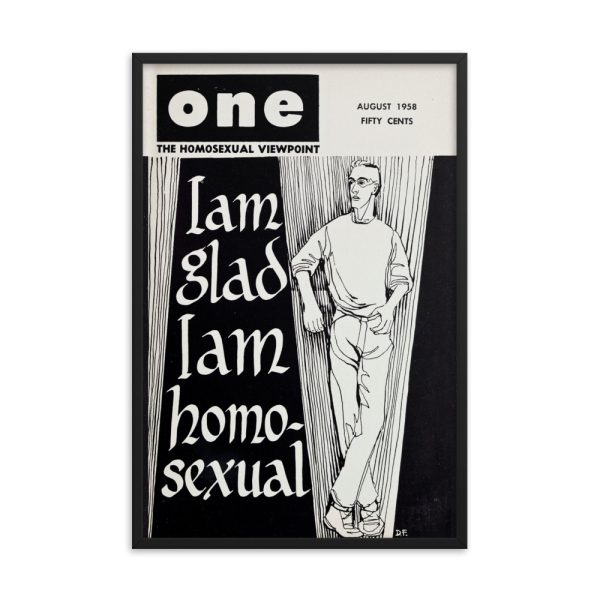 "I am Glad I am Homosexual" Framed Poster - Image 3