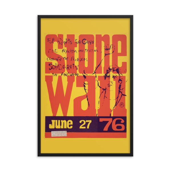 Stonewall: June 27 1976 Framed Poster - Image 4