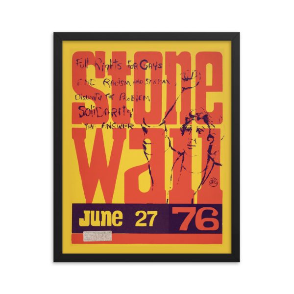 Stonewall: June 27 1976 Framed Poster - Image 3