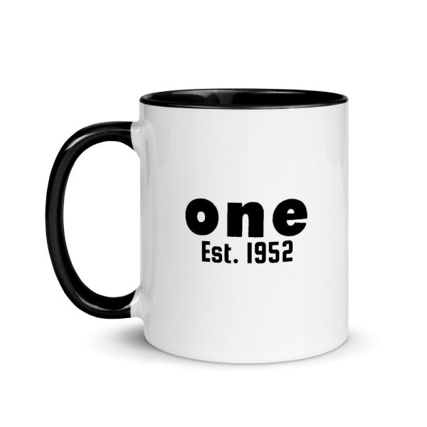 ONE Est. 1952 Mug with Color Inside