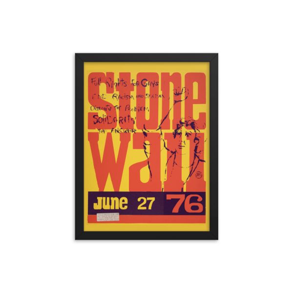 Stonewall: June 27 1976 Framed Poster - Image 2