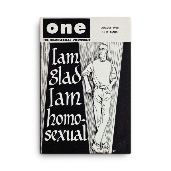 "I am Glad I am Homosexual" Canvas Print - Image 2