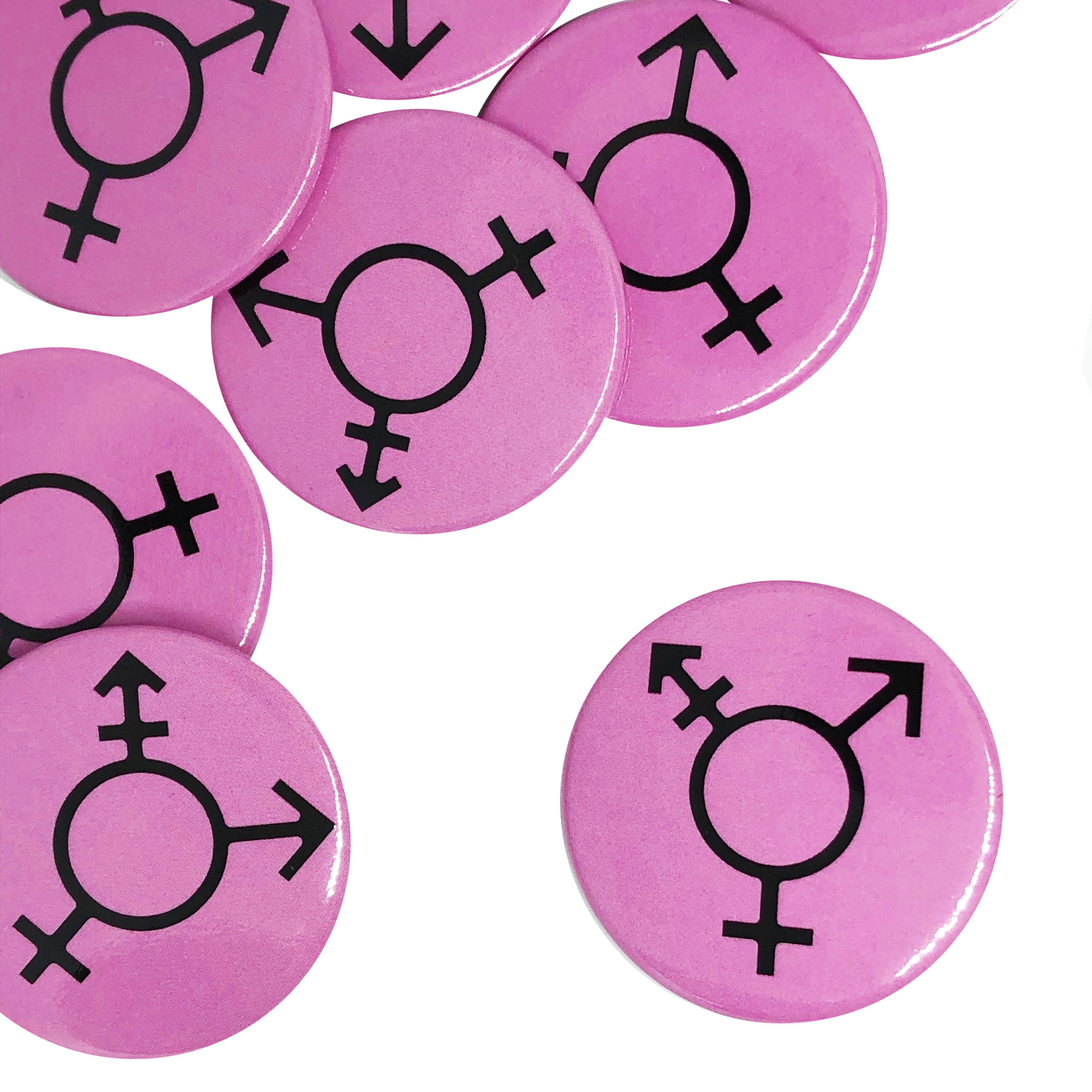 Transgender Symbol Button