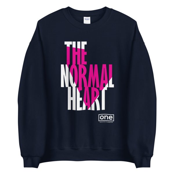 THE NORMAL HEART Unisex Sweatshirt (Color: Navy)