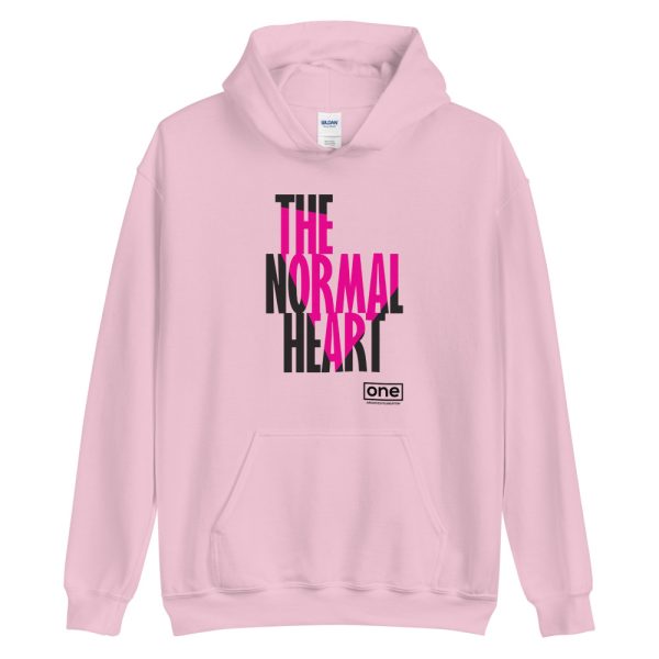 THE NORMAL HEART Unisex Hoodie (Color: Pink)