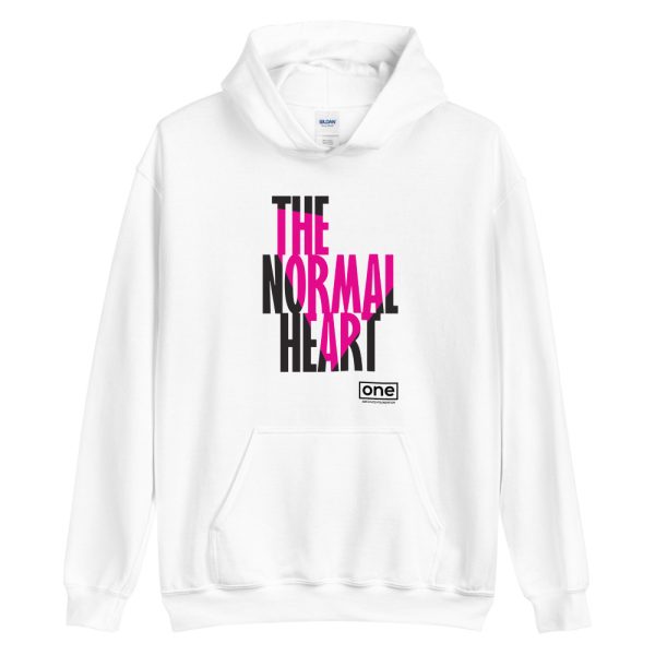 THE NORMAL HEART Unisex Hoodie (Color: White)