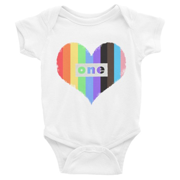I Heart ONE Infant Bodysuit (color: white)