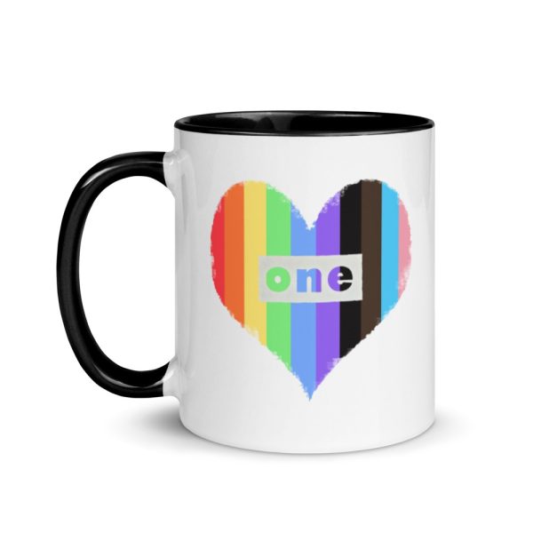 I Heart ONE Mug with Color Inside