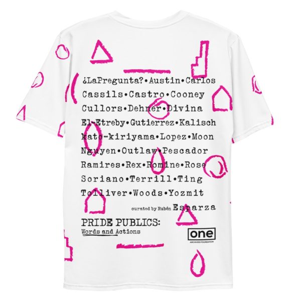 Pride Publics All-over Print White T-shirt - Image 2
