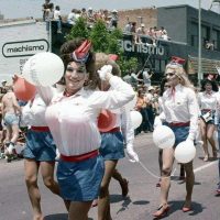 L.A. Hairport at the Los Angeles gay pride parade