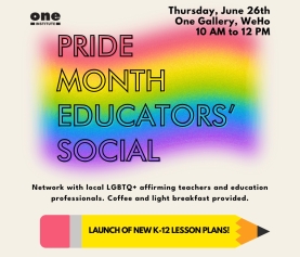 June 26, 2025 – Pride Month Educators’ Social 2025